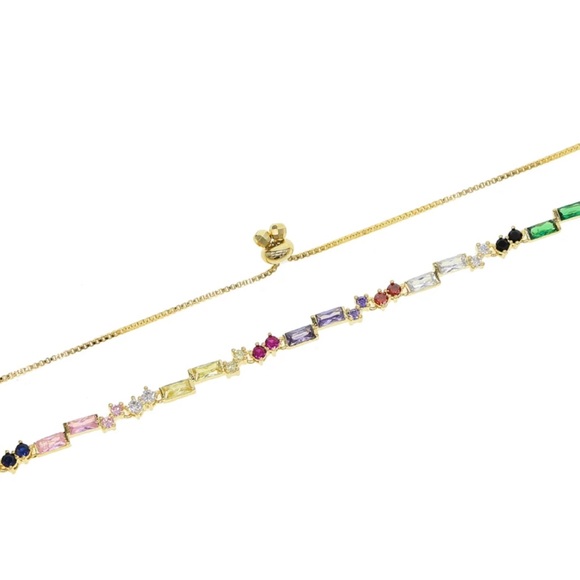 Stunning Handmade Multicolored Crystal Necklace - Picture 6 of 6
